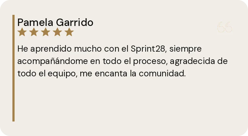 Reseña de Google de Pamela Garrido
