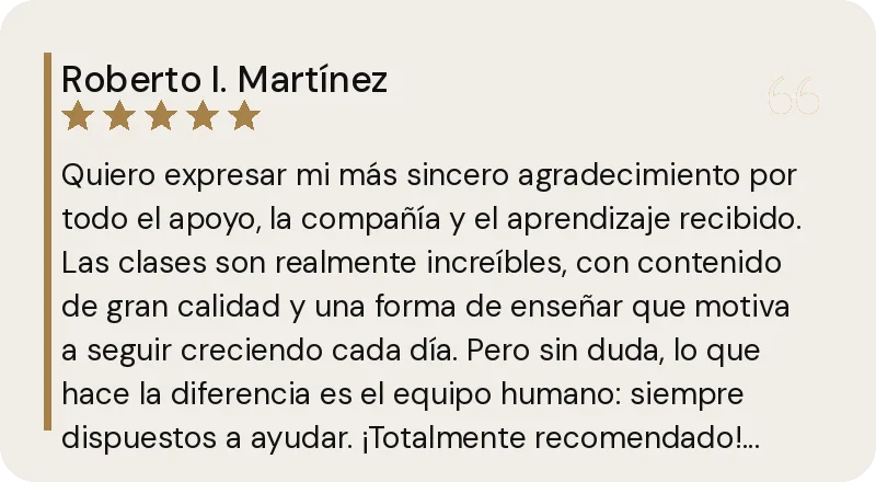 Reseña de Google de Roberto I. Martinez