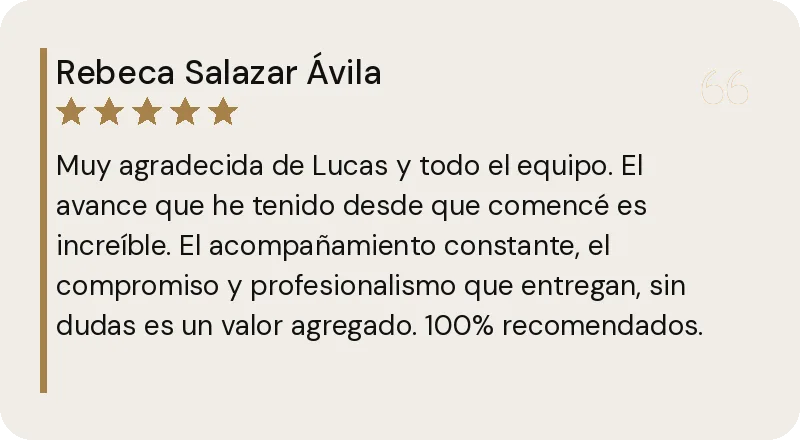 Reseña de Google de Rebeca Salazar Avila