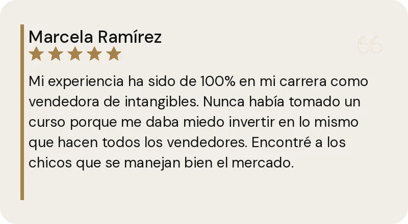 Reseña de Google de Marcela Ramirez