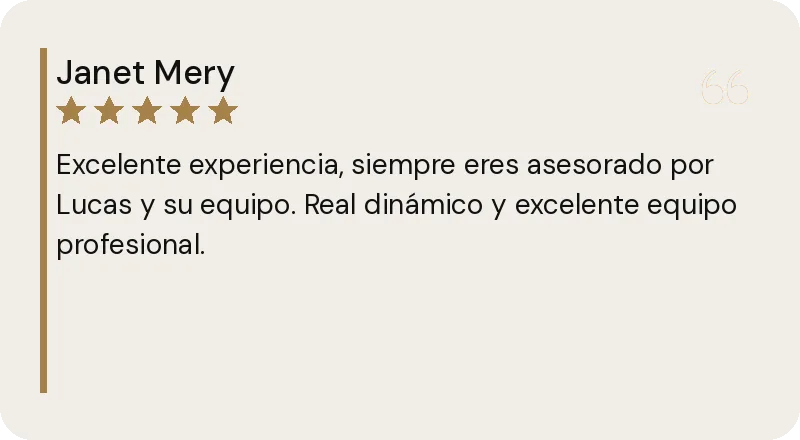 Reseña de Google de Janet Mery